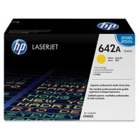 hp colour laserjet 642a yellow toner cartridge with hp colorsphere toner cb402a