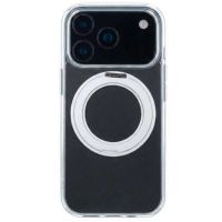 funda transparente compatible con magsafe ring para iphone 17 pro max