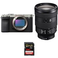 A7C II Silver + FE 24-105mm f/4 G OSS + 1 SanDisk 256GB Extreme PRO UHS-II SDXC 300 MB/s + PDF MCZ D