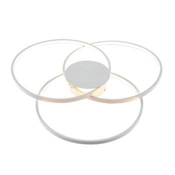 Lámpara de techo led de aluminio blanco