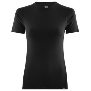 Föhn Women's Merino Short Sleeve Base Layer (M_200), Black
