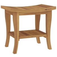 mesa auxiliar  mesita auxiliar  mesa de cafe de bano madera maciza de teca 50x35x45 cm