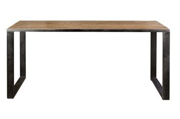 Mesa de comedor en madera de acacia y patas de metal 8 plazas