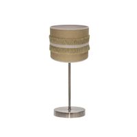 sobremesa natalia 1xe14 cuerosaco-beis 43x17x17 cm