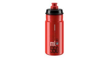 Bidon elite jet 550 ml rojo negro