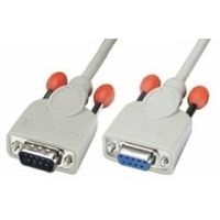 lindy sub d-9sub d-9 cable de serie gris 20 m