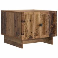 mesa de centro 49x50x40 cm madera - marron