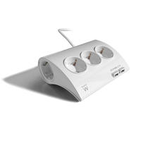 regleta 5 tomas ewent ew3935 2 usb