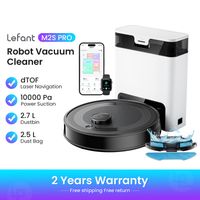 robot aspirador y fregador lefant m2s pro autovaciado de 8 semanas con navegacion lidar y succion de 10000 pa 240 min
