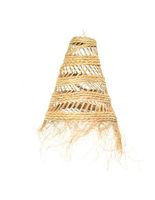 lampara esparto masera 4c 50  o 50cm - alto 40cm  artesania espanola