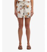 superdry para mujer w7110497a shorts cotton printed beach beige s casual algodon