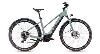 Cube nuride hybrid performance 500 allroad trapeze bicicleta electrica hibrida shimano cues 9s 500 wh 29   gris pantano verde 2025