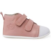 pisamonas botines botita piel sport puntera blanca para nina