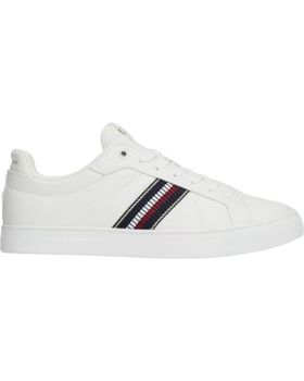 de TOMMY HILFIGER ICON COURT SNEAKERS STRIPES BLANCO