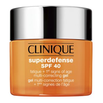 Clinique Hidratación Superdefense SPF40 Fatigue + 1st Signs of Age Multi-Correcting Gel Antifatiga - Corrector