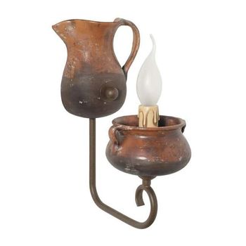 Aplique jarra y olla (1 luz)