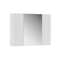 armario con espejo para bano leopold 80 x 592 cm con estantes vicco