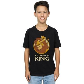 Disney Tops y Camisetas The Lion King My Daddy Is King para niño