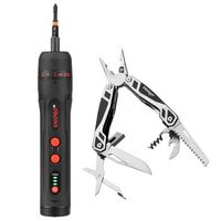dnipro-m destornillador 36v 45 nm  multiherramienta 17 en 1 acero inoxidable usb-c luz led kit herramientas hogar y bricolaje csd-40x