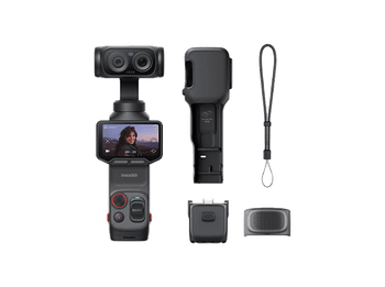Cámaras deportivas - Insta360 Luna Ultra Standard Bundle, 8K, 240 min Autonomía, Apertura F1.8, Sensor CMOS 1/1.3