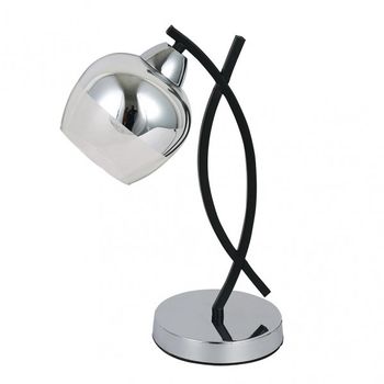 FABRILAMP Sobremesa con tulipa cristal modelo DENALI cromo