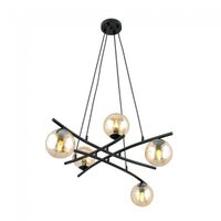 lampara colgante lotra ambar 5 luces