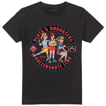 Steven Rhodes Camiseta Death Daughters Rollerskate Club para hombre