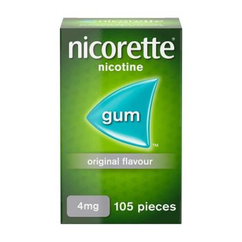 Nicorette 4mg Original Gum - 105 Pieces