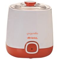 ariete yogurtera para yogurt clasico y griego naranja 6211  digital para yogurt casero yogurt griego y natural