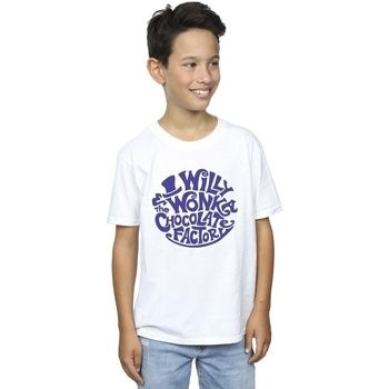 Willy Wonka & The Chocolate Fact Tops y Camisetas BI40176 para niño