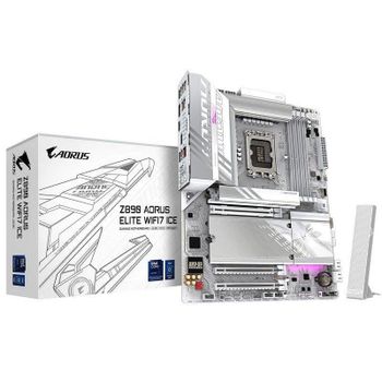 Placa Base Gigabyte Z890 AORUS ELITE WIFI7 ICE Intel Z890 LGA1851 DDR5 ATX Wi-Fi 7 Thunderbolt 4