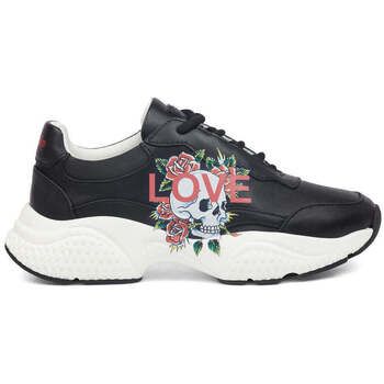 Ed Hardy Zapatillas Insert Runner-Love Black/White para mujer