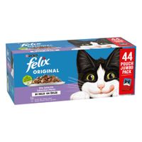felix original mix en gelatina 88 x 85 g - pack ahorro - pack mixto salmon atun vacuno pollo
