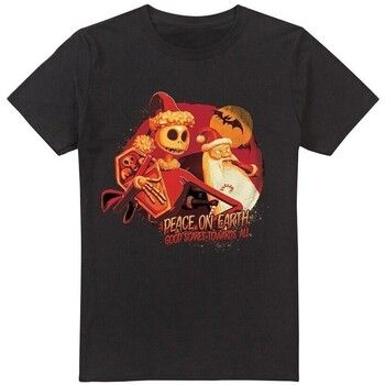 Nightmare Before Christmas Camiseta Good Scares Towards All para hombre