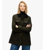 superdry para mujer w5011958a chaqueta wax verde l casual algodon