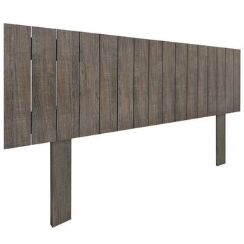 Cabecero De Madera Reciclada Dm Estilo Palet Vertical Con Patas 135x115cm Camas 135 - Roble Amazonas