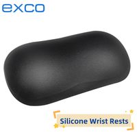 exco-almohadilla ergonomica de silicona para reposamunecas cojin de superficie de cuero para ordenador portatil oficina juegos en casa alivio del dolor