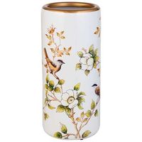 paraguero de ceramica blanco d22x45