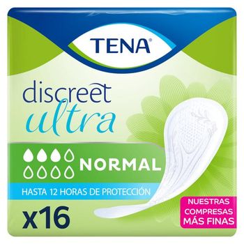 TENA Discreet Ultra Normal Mujer 16 uds