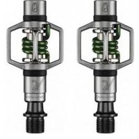 crank brothers pedales egg beater 2 plata - verde
