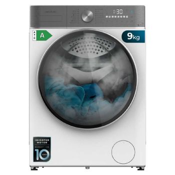 Cecotec Lavadora 9Kg Carga Frontal Bolero DressCode 9800 Inverter A 2000W, 1400 rpm, 16 Programas, Motor Inverter Plus