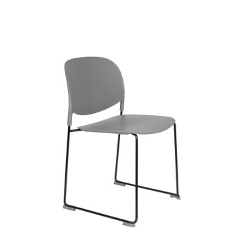 Silla polipropileno gris