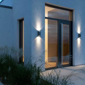 Aplique de pared exterior nico square (2 luces)