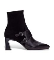 hispanitas para mujer hi254304 botines de piel atlanta negro 37 5 a 8cm cremallera casual
