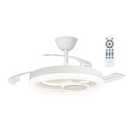 ventilador led aspas retractiles naira eco cct dim 70w