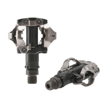 Pedales Shimano M520 SPD Negros con Calas SM-SH51 para Bicicleta