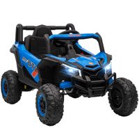 aiyaplay coche electrico infantil utv para ninos 12v con licencia kawasaki teryx krx 1000 control remoto suspension trasera rojo   aosom espana
