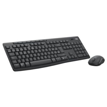 Teclado inalámbrico Logitech 920-012071 QWERTY Español grafito con ratón incluido