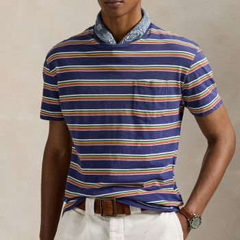 Polo Ralph Lauren Striped Cotton-Jersey T-Shirt - M