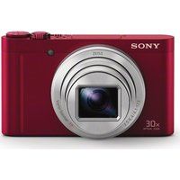 sony cyber-shot dsc-wx500r superzoom compact camera - red red
